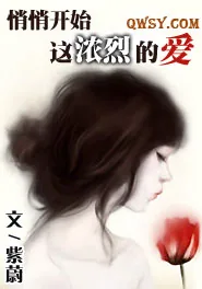 《悄悄开始这浓烈的爱》小说封面