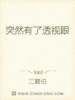 《突然有了透视眼》小说封面