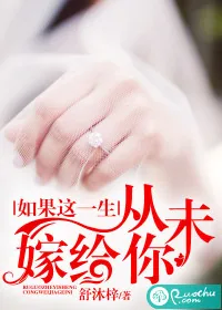 《如果这一生，从未嫁给你》小说封面