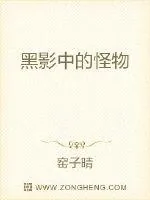 《黑影中的怪物》小说封面
