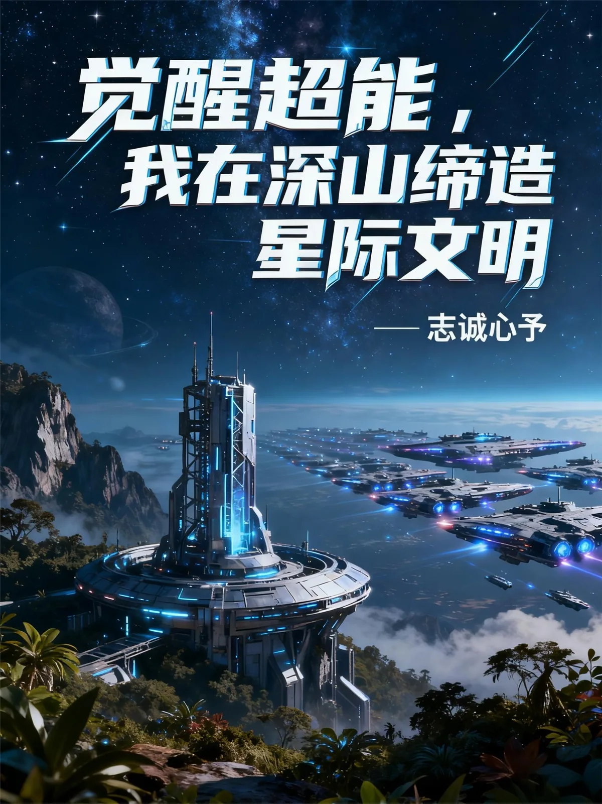 《觉醒超能,我在深山缔造星际文明》小说封面