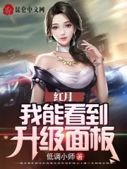 《红月：我能看到升级面板》小说封面