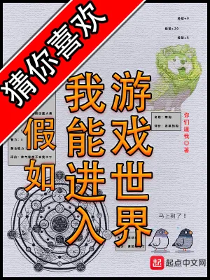 《假如我能进入游戏世界》小说封面