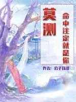 《莫测！命中注定就是你》小说封面