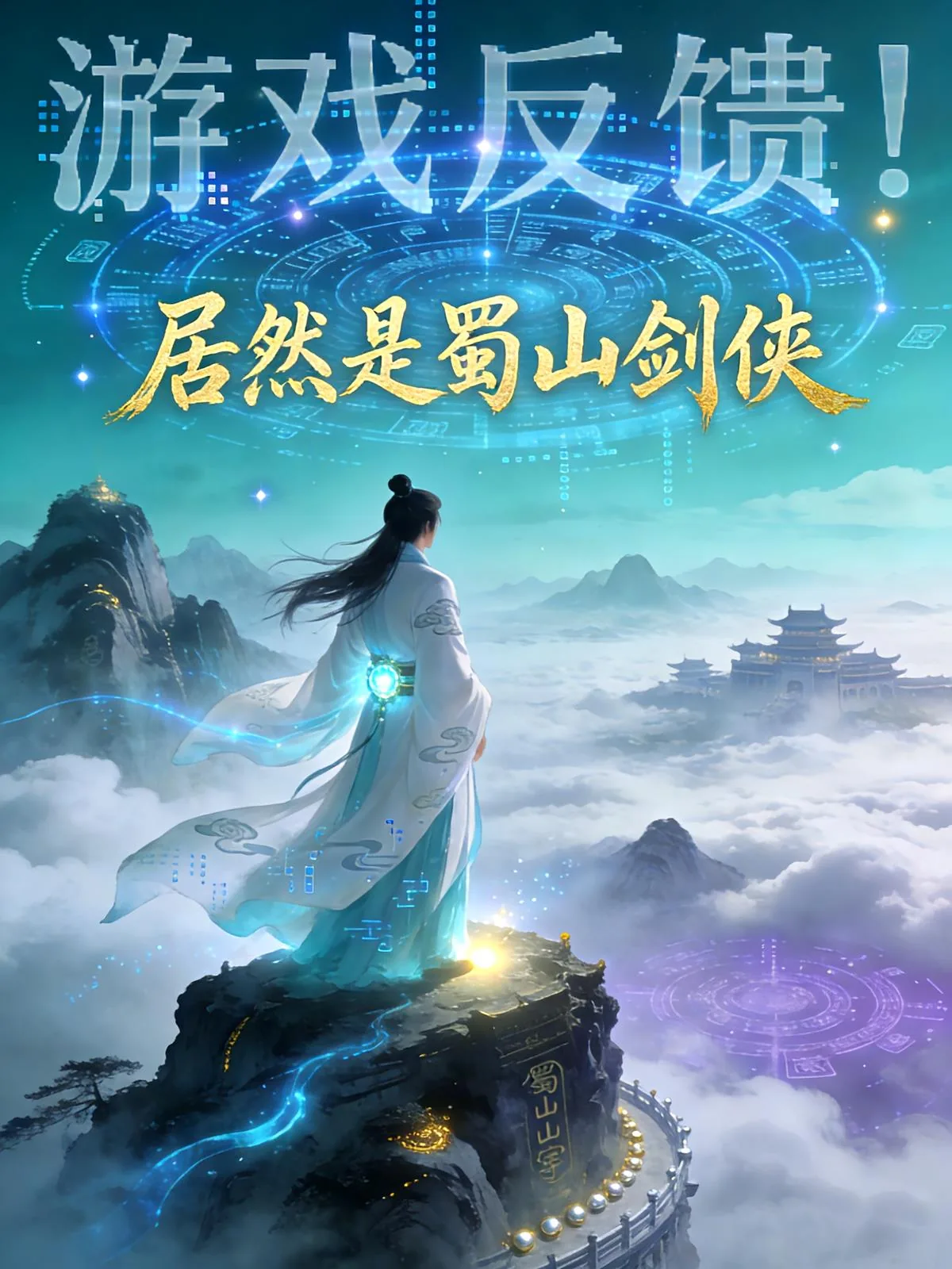 《游戏反馈!居然是蜀山剑侠》小说封面