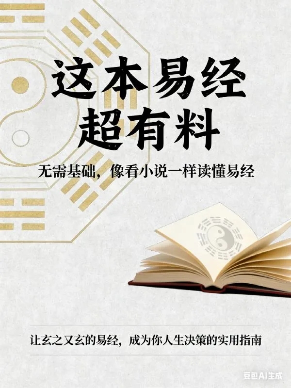 《这本易经超有料》小说封面