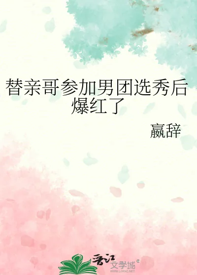 《替亲哥参加男团选秀后爆红了》小说封面