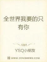 《全世界我要的只有你》小说封面