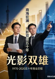 《商海狂澜:光影双雄五十年》小说封面