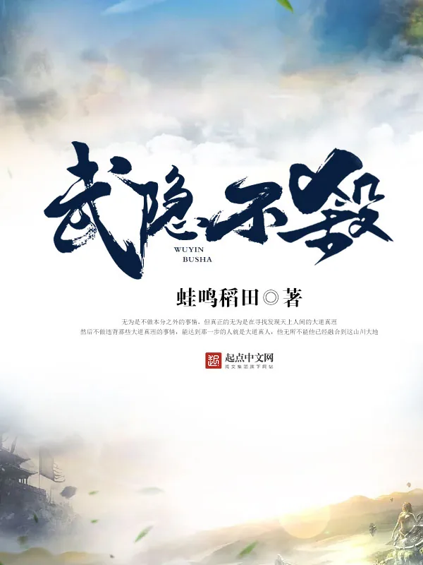 《武隐不杀》小说封面