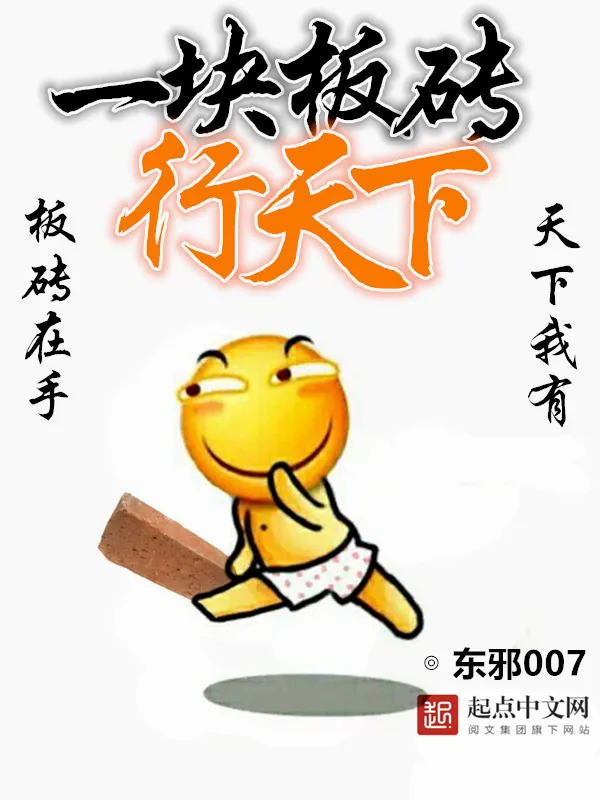 《一块板砖行天下》小说封面