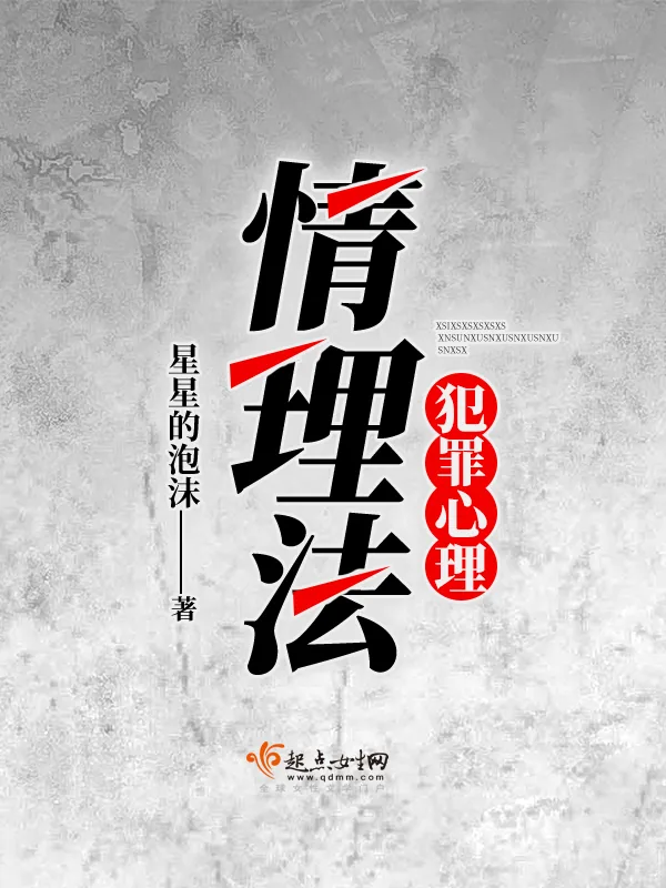 《犯罪心理：情理法》小说封面
