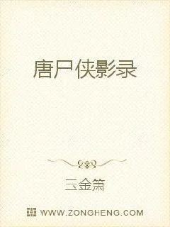 《唐尸侠影录》小说封面