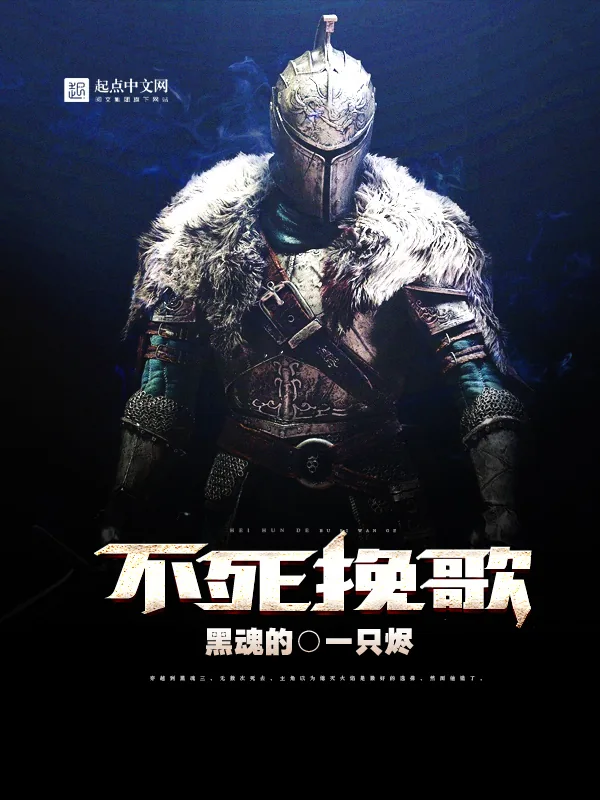 《黑魂的不死挽歌》小说封面