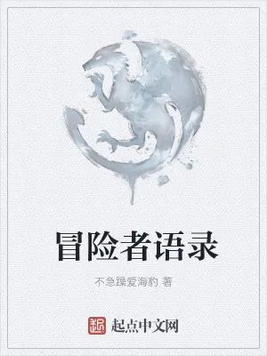 《冒险者语录》小说封面