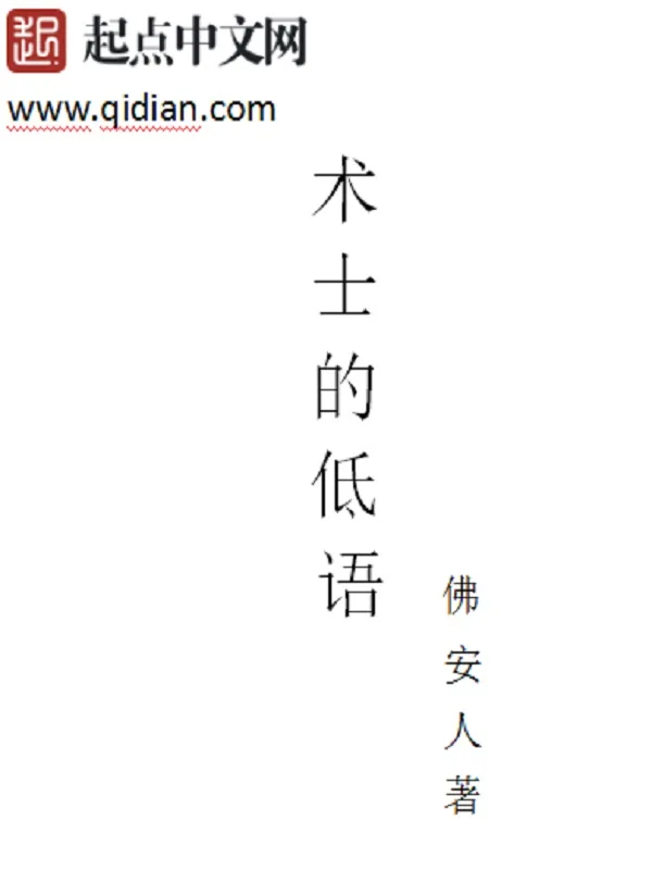 《术士的低语》小说封面