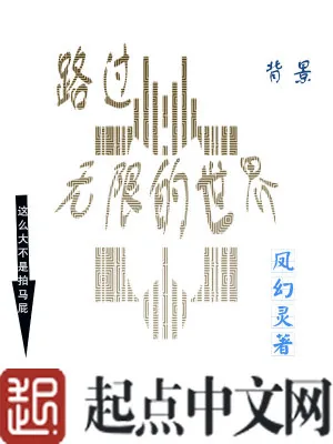 《路过无限的世界》小说封面