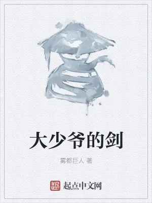《大少爷的剑》小说封面