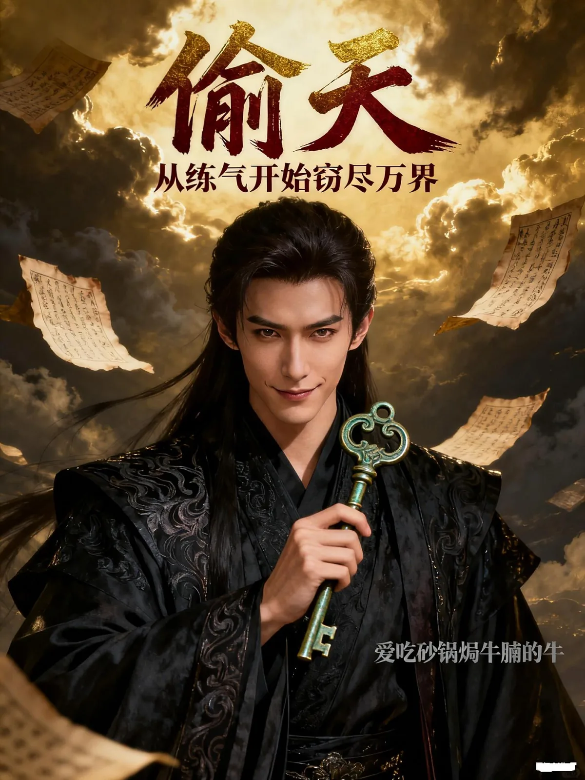 《偷天：从练气开始窃尽万界》小说封面