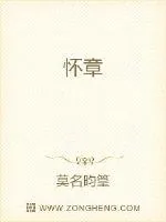《怀章》小说封面