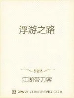 《浮游之路》小说封面