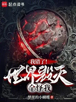 《我错了!世界毁灭全怪我》小说封面